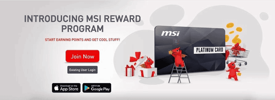 MSI reward program